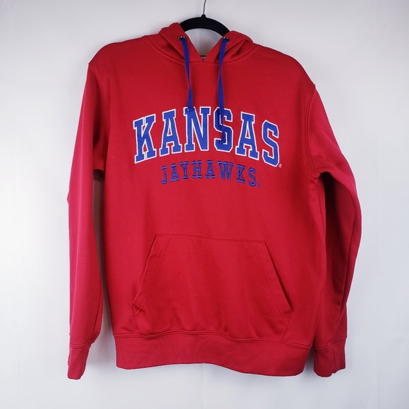 Colosseum Other - Kansas Jayhawks Red Hoodie Sweater Pullover pocket